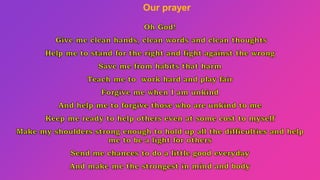 Our prayer
 
