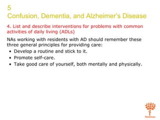Confusion, dementia, and Alzheimer's disease | PPT