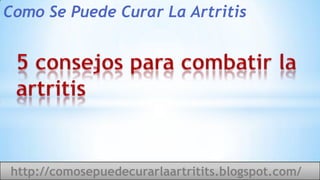 Como Se Puede Curar La Artritis




http://comosepuedecurarlaartritits.blogspot.com/
 