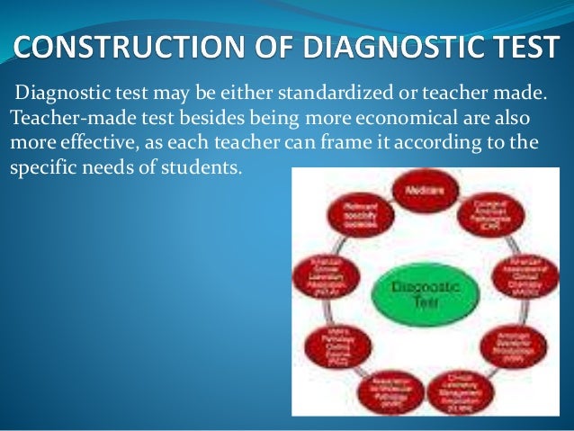 5 construction of diagnostic test