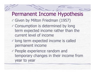 5 consumption function | PDF