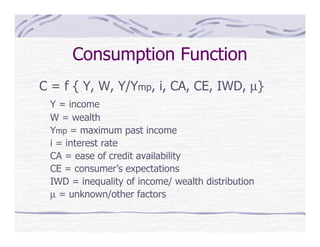 5 consumption function | PDF