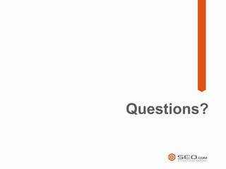 Questions?
 