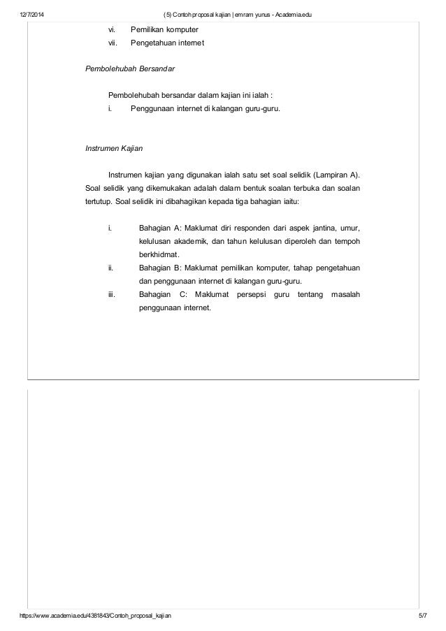 (5) contoh proposal kajian emram yunus academia