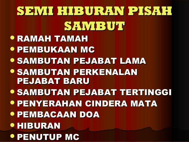 Contoh Kata Sambutan Perkenalan Pejabat Baru Berbagai Contoh