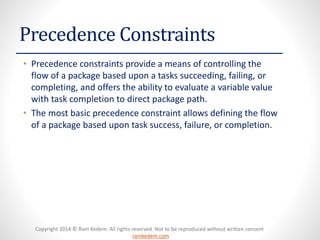 Control Flow Using SSIS | PDF