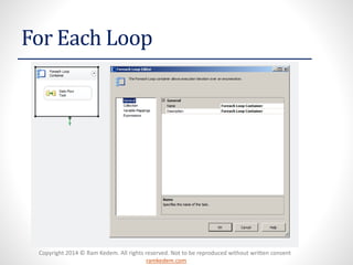 Control Flow Using SSIS | PDF