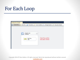 Control Flow Using SSIS | PDF