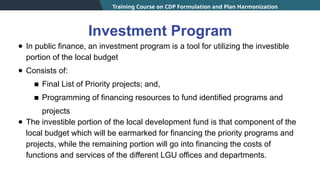 5 Course 4 Investment Programming Part 1.ppt gandix | PPTX
