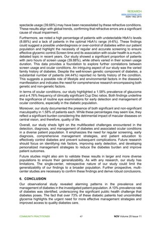 THE PREVALENCE AND IMPACT OF DIABETIC RETINOPATHY AMONG TYPE 2 DIABETES ...