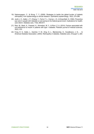THE PREVALENCE AND IMPACT OF DIABETIC RETINOPATHY AMONG TYPE 2 DIABETES ...