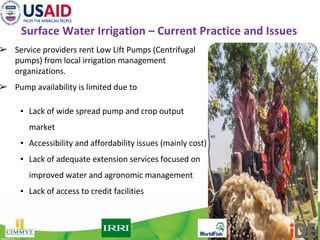 Boosting Crop Intensification in Southern Bangladesh: How can surface water irrigation be done at scale? 