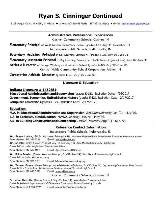 reference information on resume