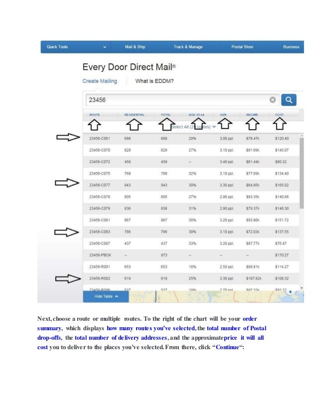 HOW TO SIGN UP FOR USPS EDDMBLOG POST