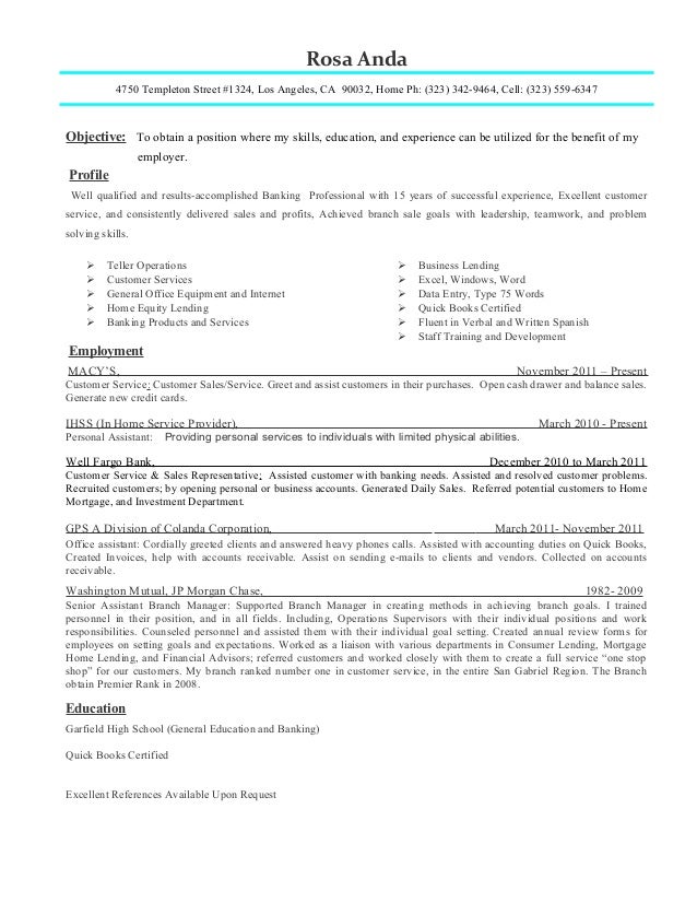 Rosa Anda Resume 1