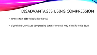 Data Compression In SQL | PPT
