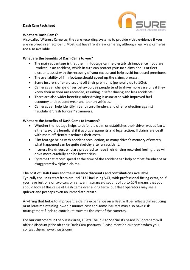 Dash Cam Policy Template Dash Cam Policy Template