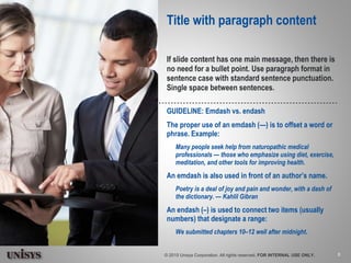Unisys PowerPoint Templates Redesign | PPTX