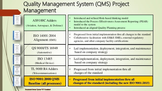 QMS Project Management