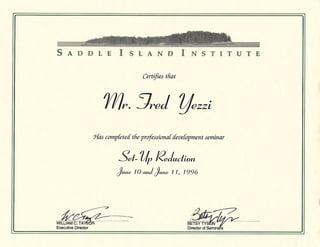 Extra Certificates.Edu.& CEU'sSaddleIsland