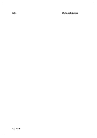 Date: (S. Ramakrishnan)
Page 3 of 3
 