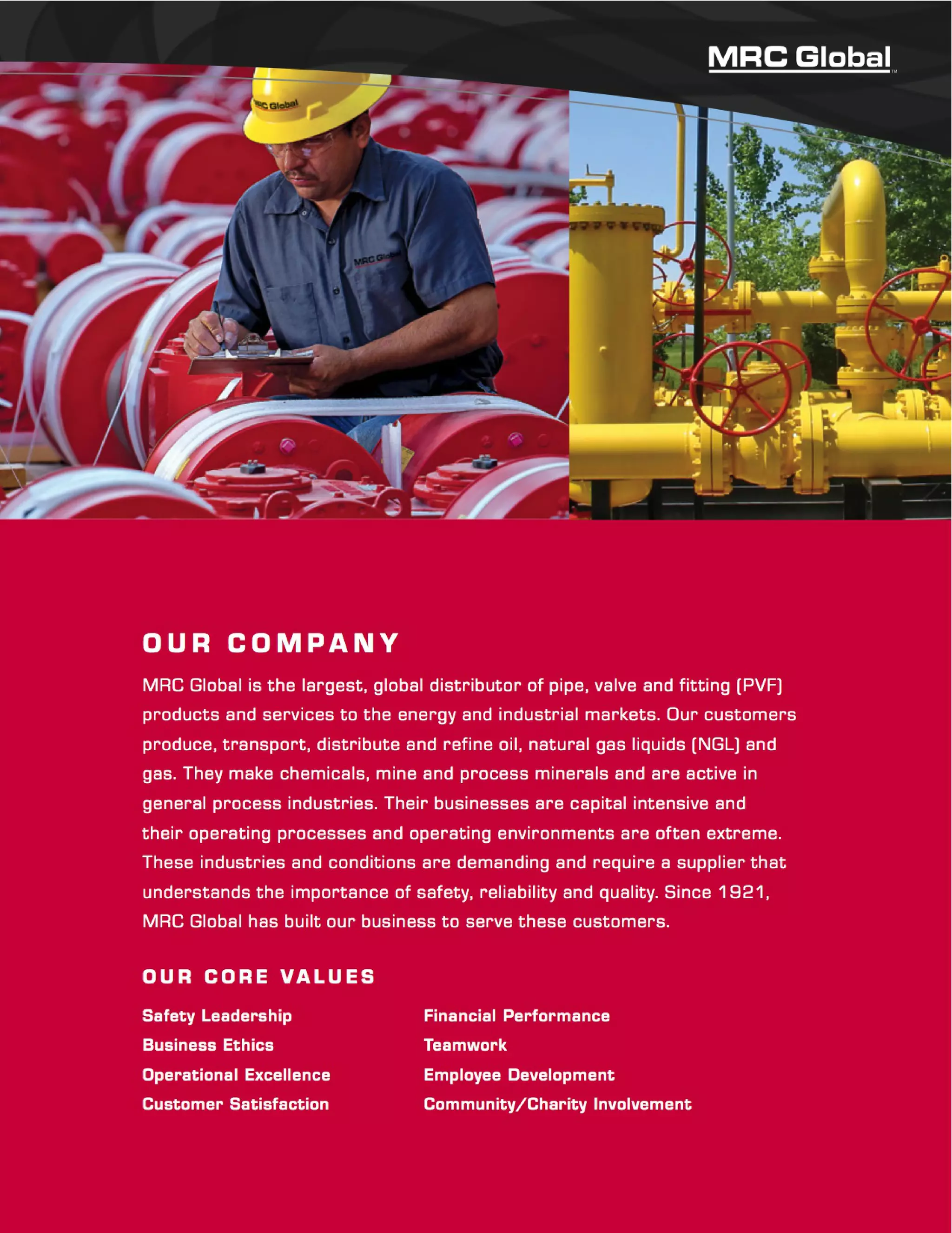 MRC Global Company Overview PDF