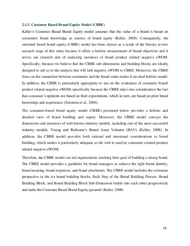 Phd thesis on brand equity