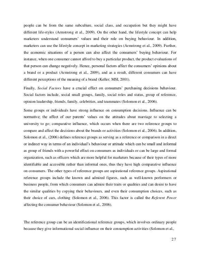 Master thesis brand management