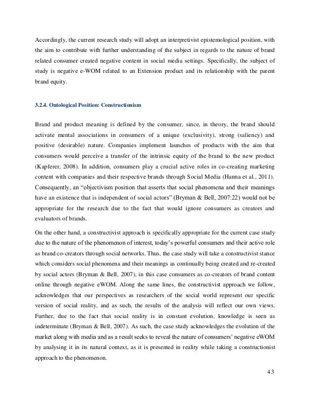 Phd thesis on brand equity