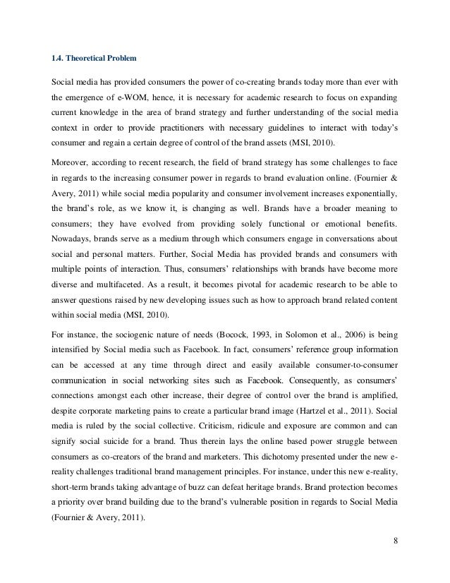 Master thesis brand management
