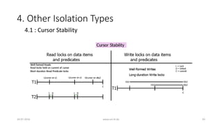 4. Other Isolation Types
26-07-2016 www.uni-kl.de 43
4.1 : Cursor Stability
 