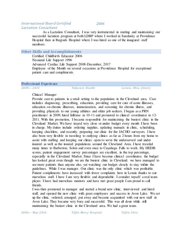Lactation consultant cover letter February 2021 Lactation consultant cover letter February 2021