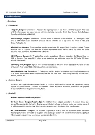 Financial Dd Report Example 0 Sample Financial Due Diligence Report - VK | PDF