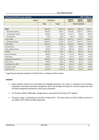 Financial Dd Report Example 0 Sample Financial Due Diligence Report - VK | PDF