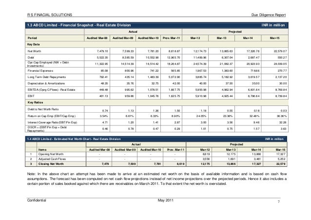 0 sample financial due diligence report vk financial due diligence report
