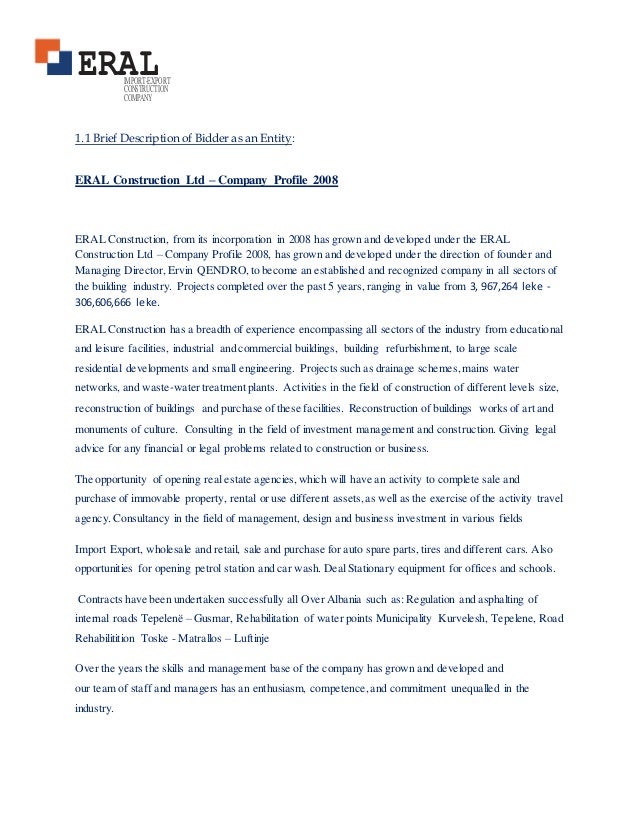 Spare Parts Trading Company Profile Sample Reviewmotors.co