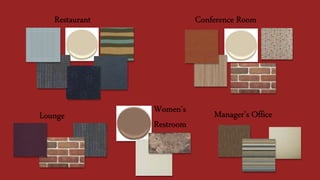 Restaurant Conference Room
Lounge Manager’s OfficeWomen’s
Restroom
 