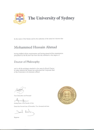 Academic - PhD