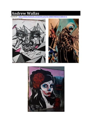 Andrew Wallas
Facebook : https://www.facebook.com/profile.php?id=100007448565572&fref=ts
 