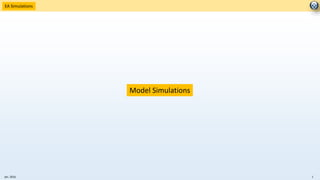 1Jan. 2016
EA Simulations
Model Simulations
 