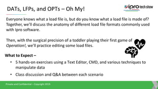 DATs, LFPs and OPTs, Oh My! | PPTX