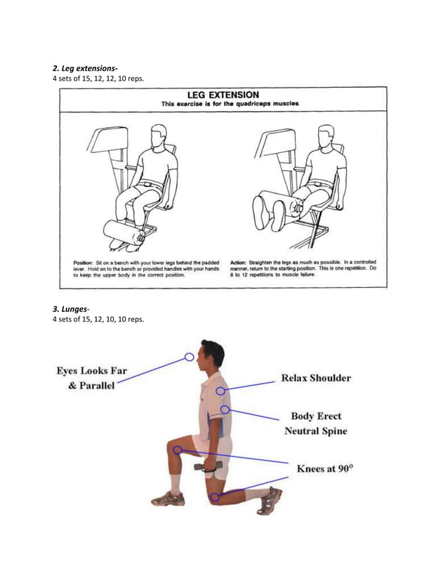 5 day workout routine | DOCX