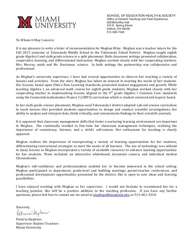 recommendation letter 3 science teacher recommendation letter