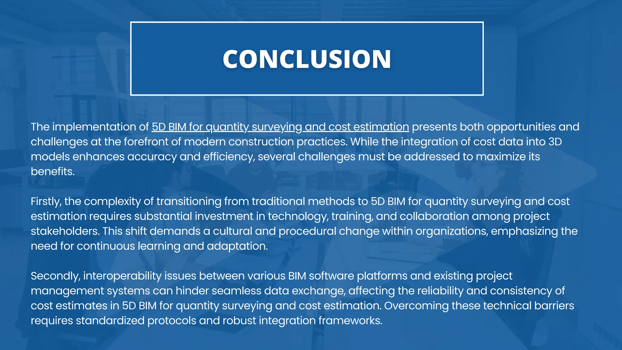 Challenges in Implementing 5D BIM for Quantity Surveying and Cost ...