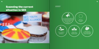 Questions?
How civil society activities can
be mobilized and transformed
into implementable actions
in the construction of
the better social
system?
What are
the European
values?
How is solidarity
presented in
the Balkans?
What is the
European model
of governance?
What the civil
society organizations
are, what activities
do they undertake?
Scanning the current
situation in SEE
1514
 