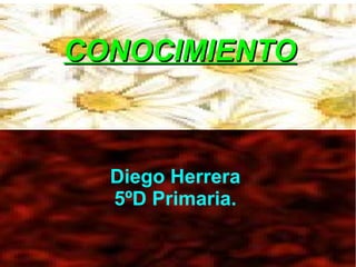 CONOCIMIENTO



  Diego Herrera
  5ºD Primaria.
 