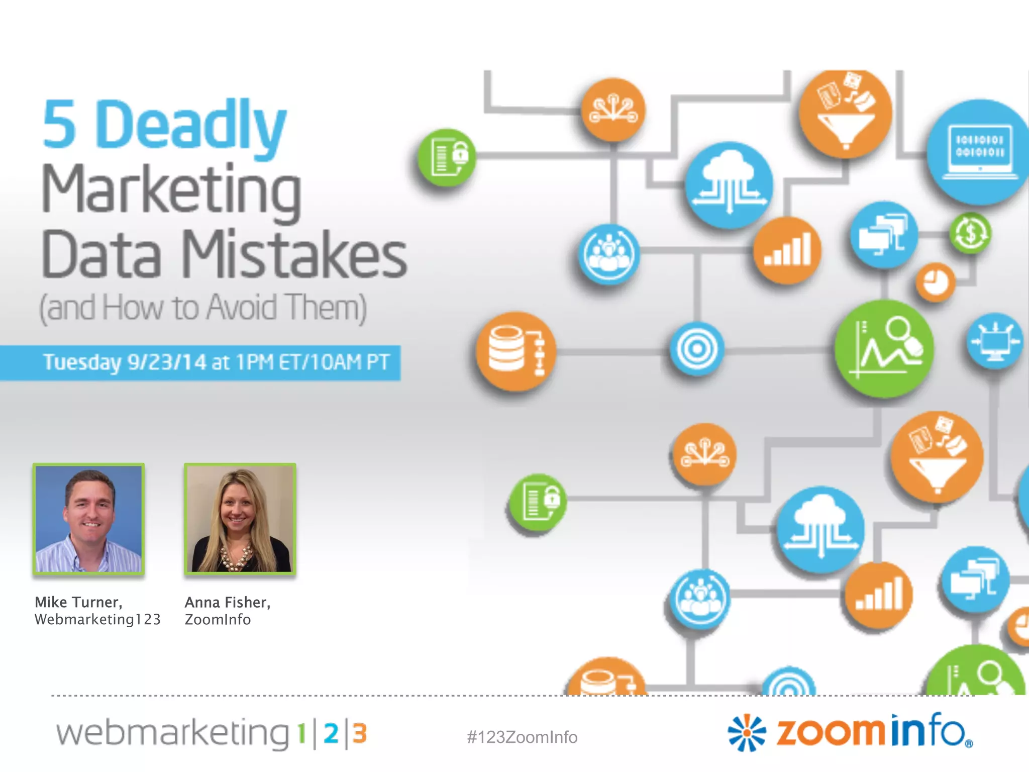 #123ZoomInfo 
Mike Turner, 
Webmarketing123 
Anna Fisher, 
ZoomInfo 
 