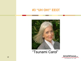#3 “UH OH!” EEO ! “ Tsunami Carol” 