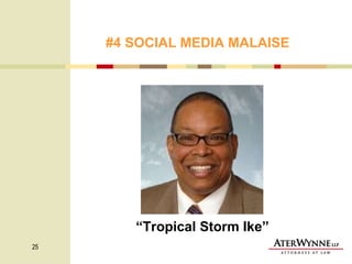 #4 SOCIAL   MEDIA   MALAISE  “ Tropical Storm Ike” 