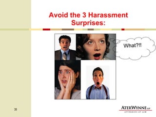 Avoid the 3 Harassment Surprises: What?!! 